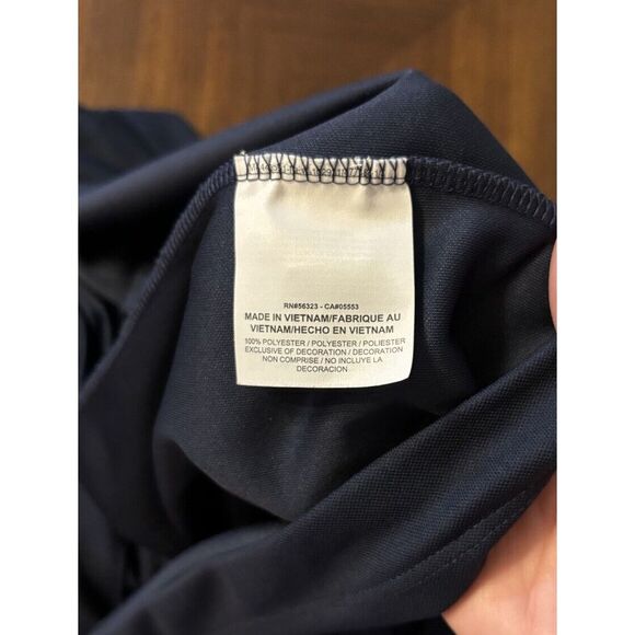 Nike Dr‎ Fit Golf Polo Shirt Sz L Navy ** Logo On Arm See Picture*** - Picture 4 of 8